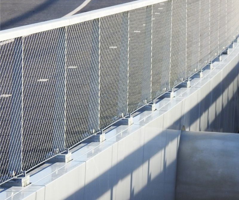 Aviary with wire mesh for bird exhibits